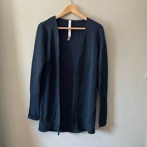 Lululemon navy City Street Cardigan - sz 4